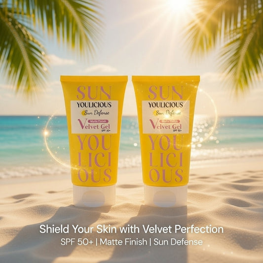 Youlicious sun velvet gel spf50 40gm promo pack1+1