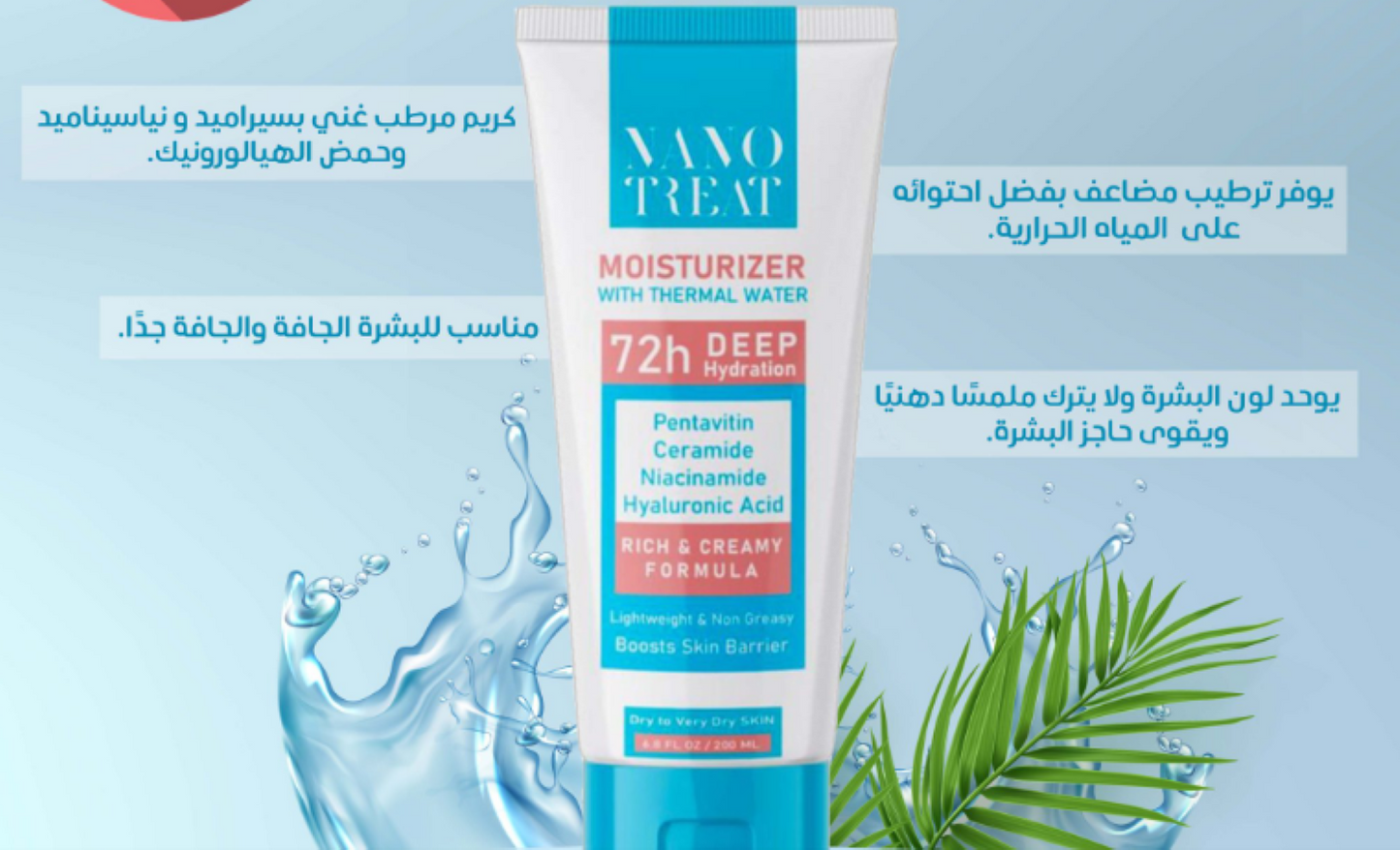 Nano Treat Moisturizing Cream 200ml