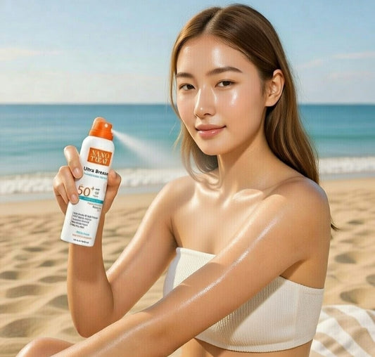 Nano treat ultra breeze sunscreen spary +50 spf