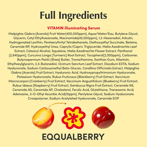 Eqqualberry Berry Vitamin C Serum 30ml