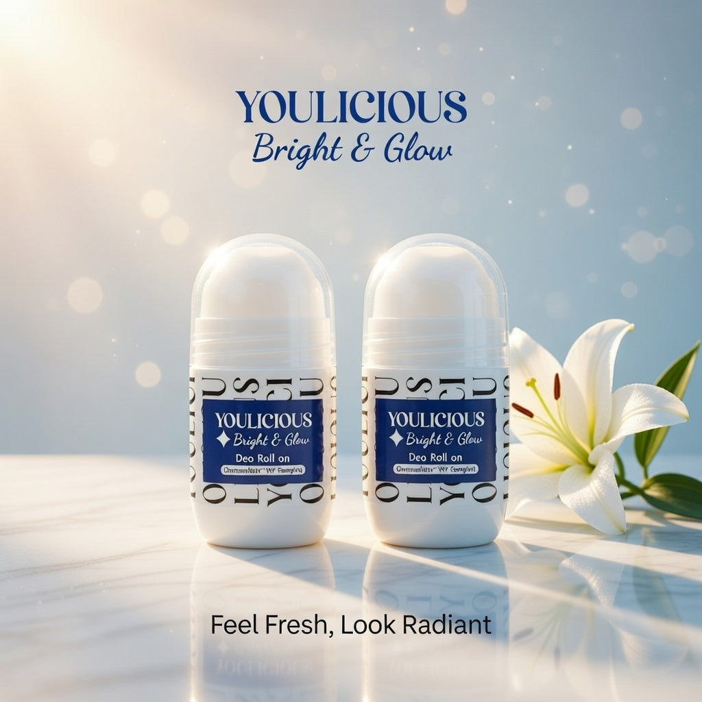 Youlicious bright&glow deo roll on+brigh&glow Deo