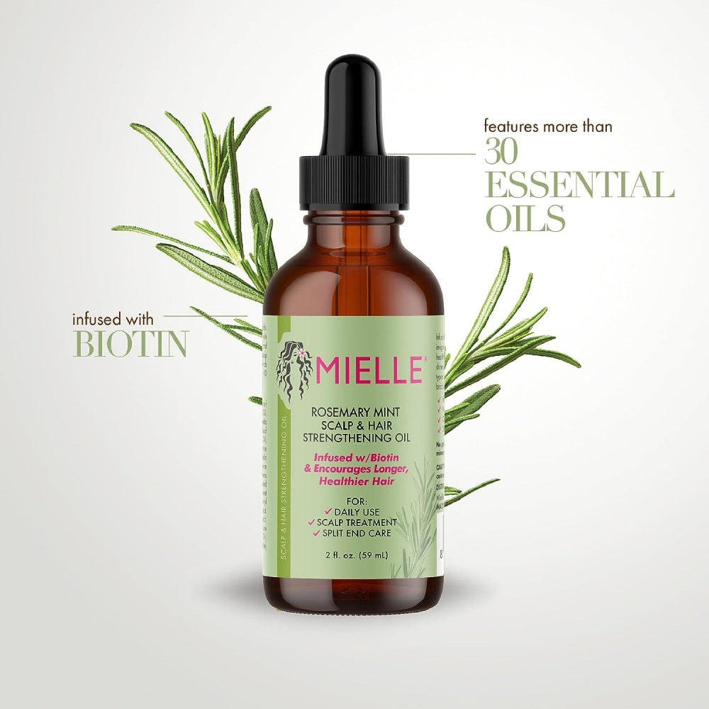 Mielle Rosemary Mint Scalp & Hair Strengthening Oil 59Ml