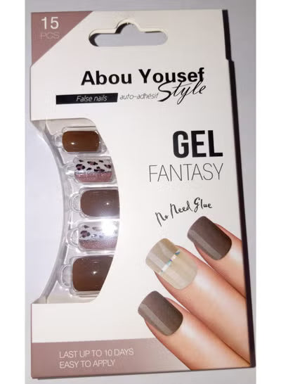 Abou Yousef False Nails Gel Fantasy 88-AY035