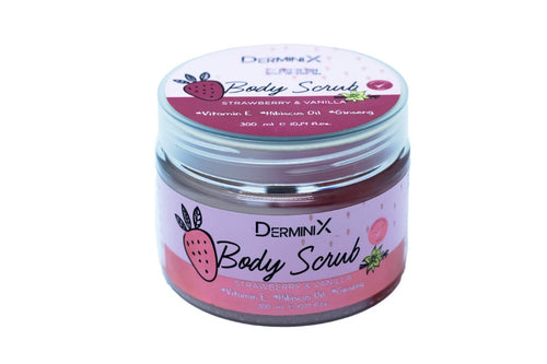 Derminix Body Scrub Strawberry 300ml