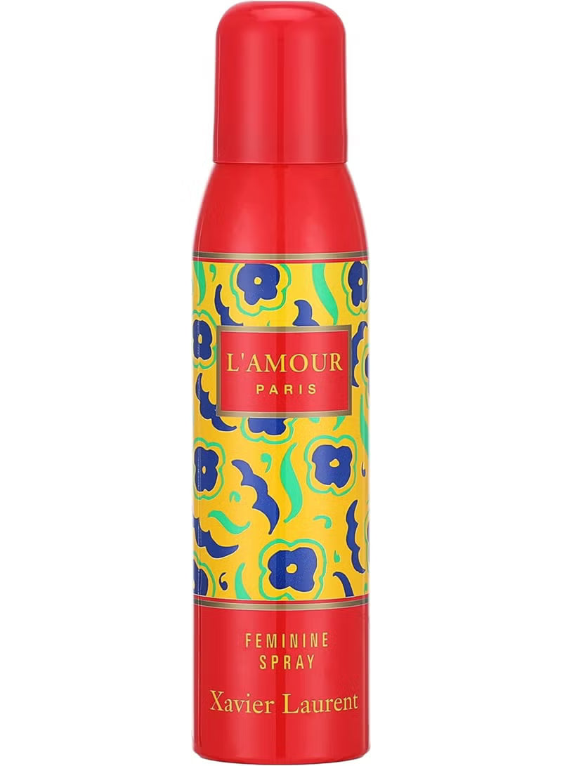 Xavier Laurent XL Lamour Paris Feminine Body Spray EDT 150ml