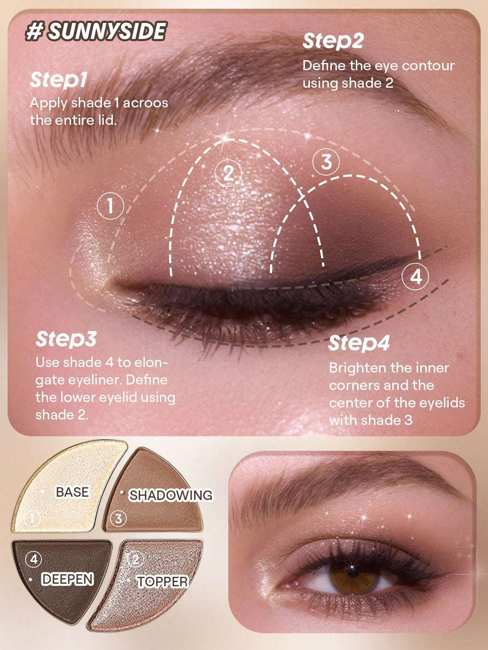 SHEGLAM Daydreamer Palette-Sunny Side