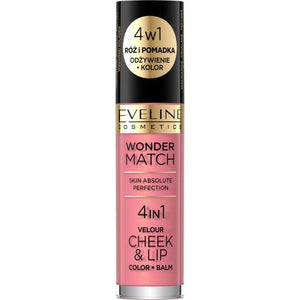 Eveline Wonder Match 4 In 1 Velour Cheek & Lip 03