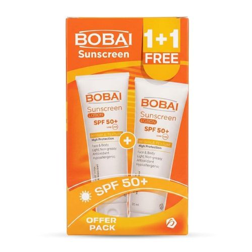 Bobai  Sunscreen lotion  SPF50 1+1 -120ml