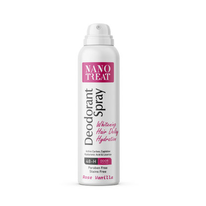 Nano treat deodorant spray rose vanilla 150ml