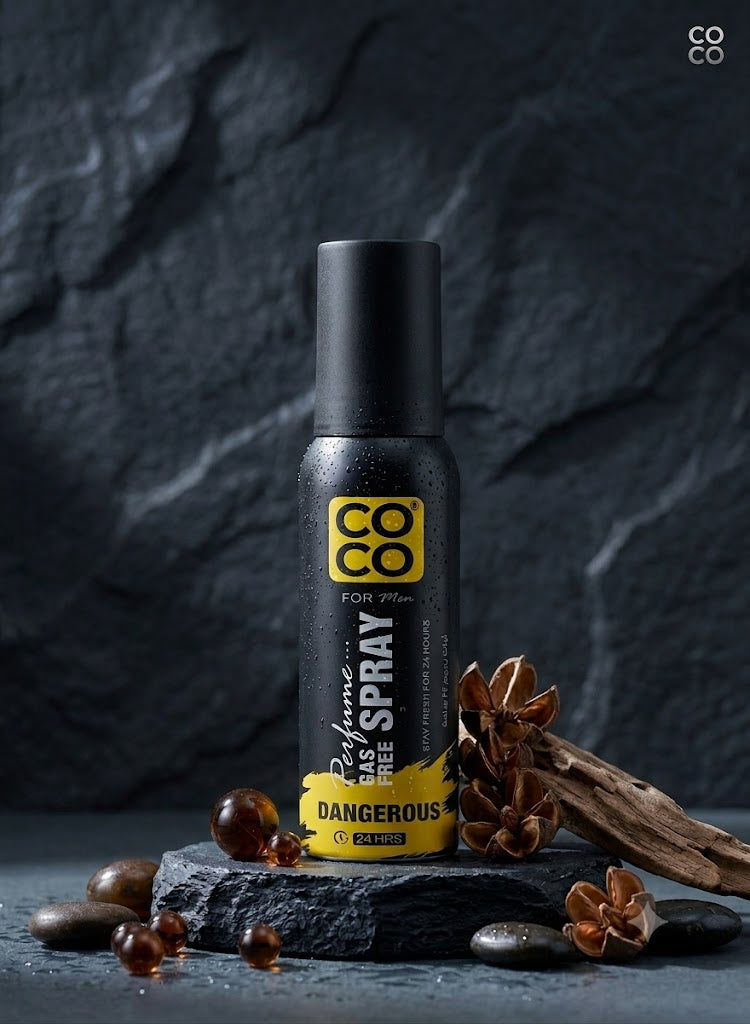 Coco perfume spray DANGEROUS for man 120ml