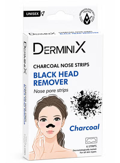 Derminix Charcoal Nose Pore 6 Strips