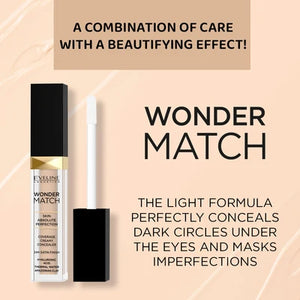 Eveline Wonder Match Coverage Creamy Concealer 20 Peach 6ml