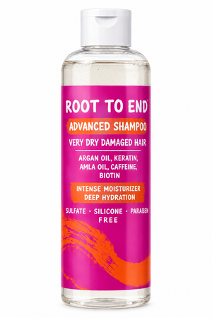 ROOT TO END SHAMPOO DRY&DAMAGED HAIR 500ML