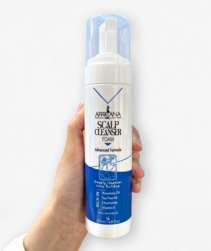 منظف ​​رغوي لفروة الرأس من أفريكانا، 200 مل