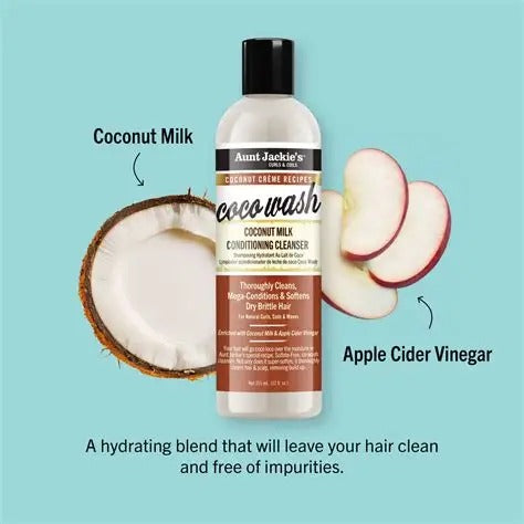 Aunt Jackies Coconut Creme Coco Wash 355ml