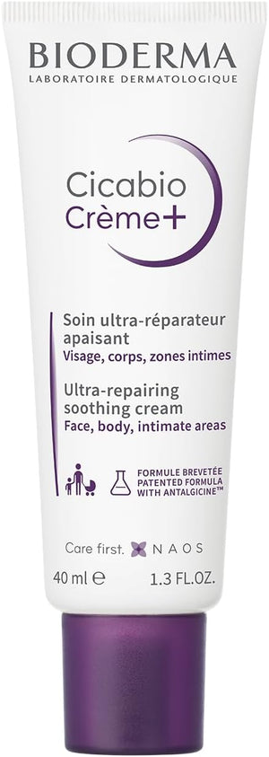 Bioderma Cicabio Restructuring Cream Moisturizing Irritated Skin 40Ml