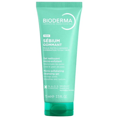 Bioderma Sébium Gommant Gel Nettoyant Micro Exfoliant 75ml
