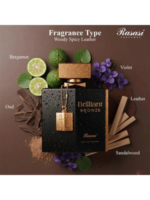 عطر رصاصي بريليانت برونز او دي بارفان 100 مل