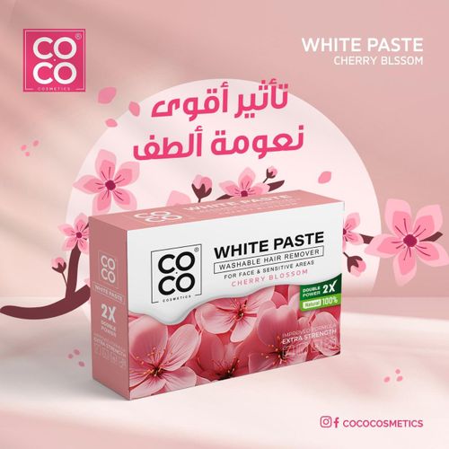 Coco White paste with cherry blossom flavor 100g