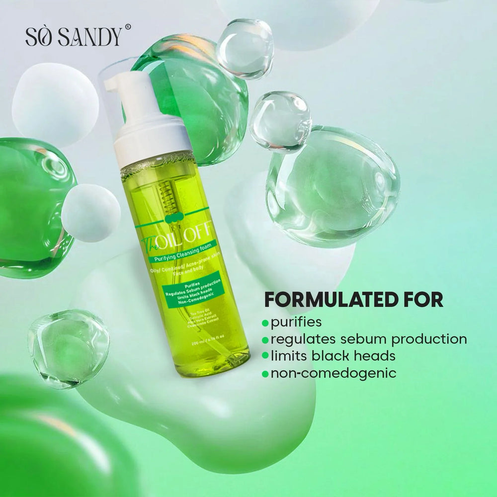 So Sandy Oil Off Cleansing Foam 200 Ml2