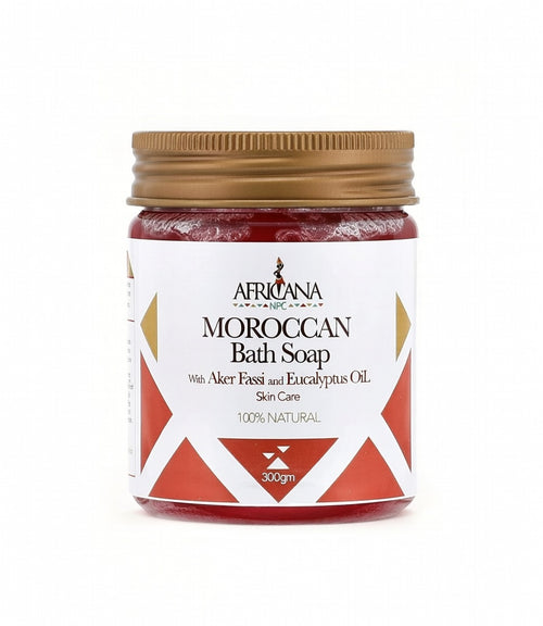 Africana Moroccan Bath Soap Aker Fassi And Eucalyptus Oil 300Gm1