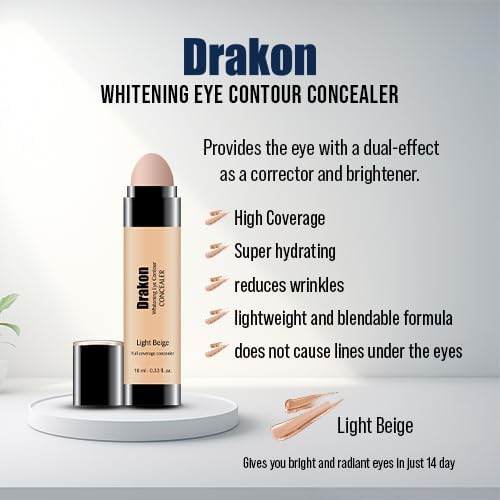 Drakon Whitening Eye Contour Conc Light Beige