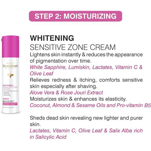 Beesline Whitening Sensitive Zone Cream