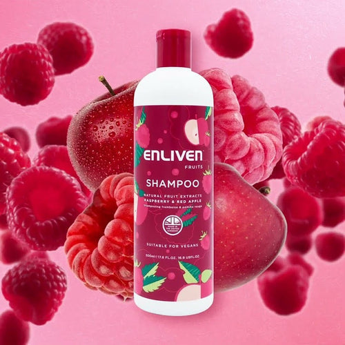 Enliven Fruit Shampoo Raspberry & Red Apple 500ml