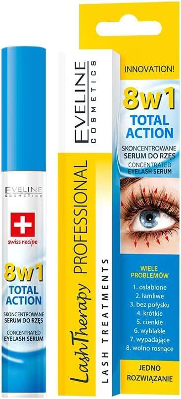Eveline Total Action Eyelash Serum 10ml