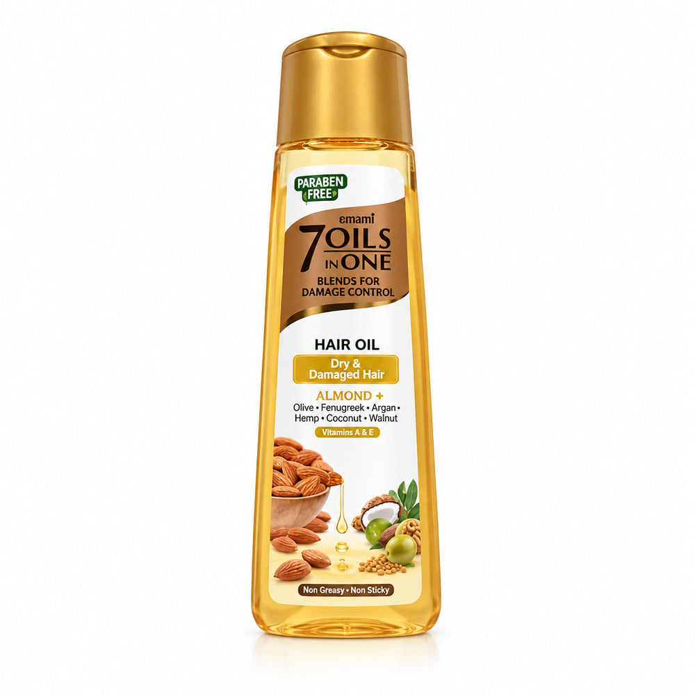 Emami 7 Oils In One Hair Oil Almond 100 ml