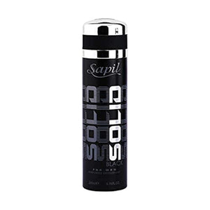 Sapil Spray Men Solid 200ml Black