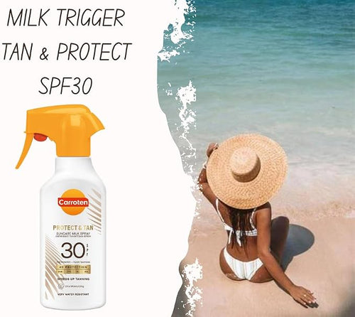 بخاخ حليب كاروتين اسمرار وحماية SPF 30 270 مل