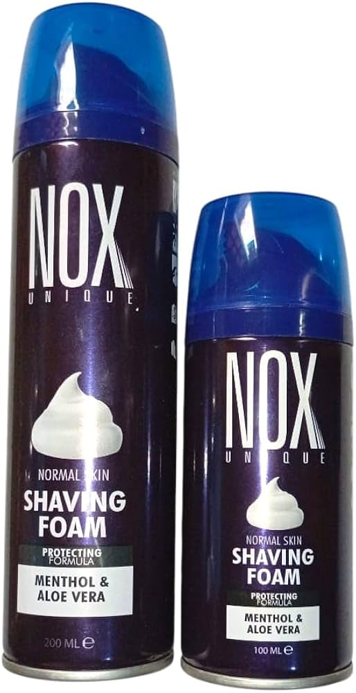 Nox Unique Skin Shaving Foam Menthol & Aloe 100ml