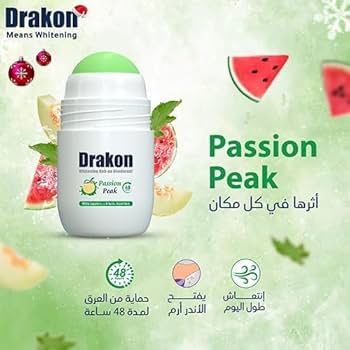 Drakon Whitening Roll-On Passion Peak 50Ml 1+1
