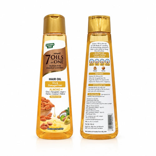 Emami 7 In 1 Almond Hair Oil 200ml