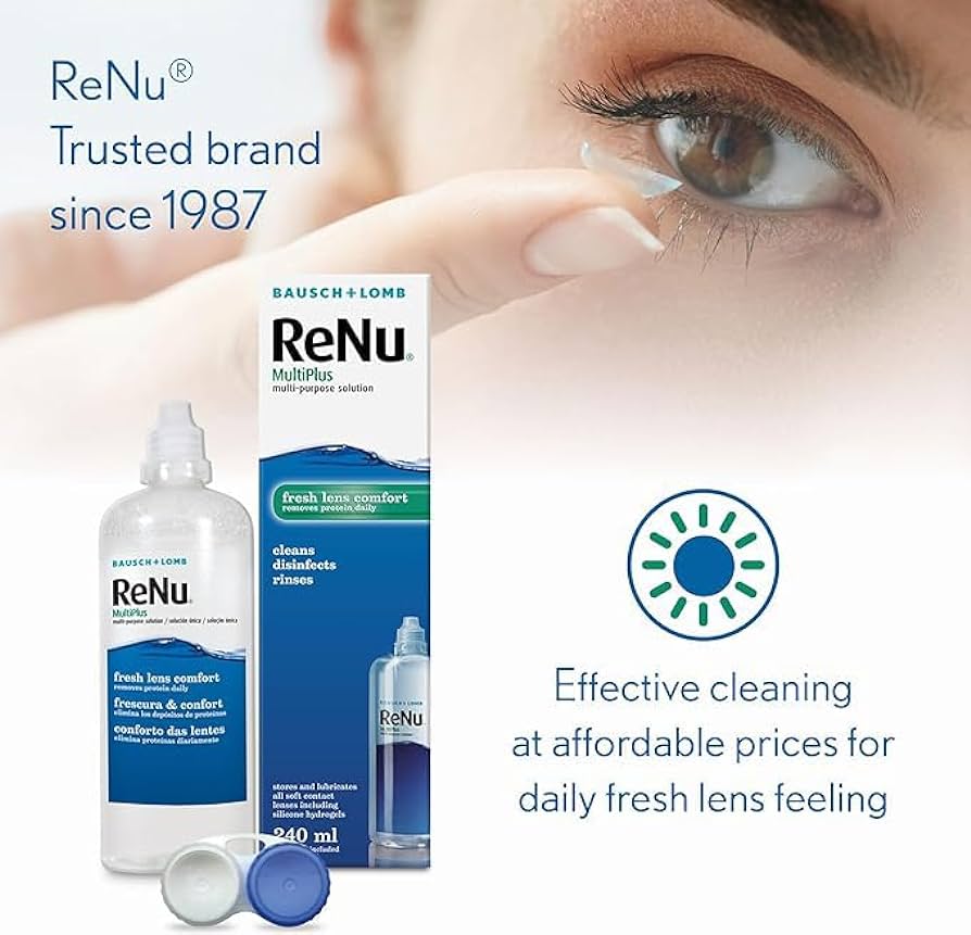 Renu Multiplus Contact Lens Solution 120Ml