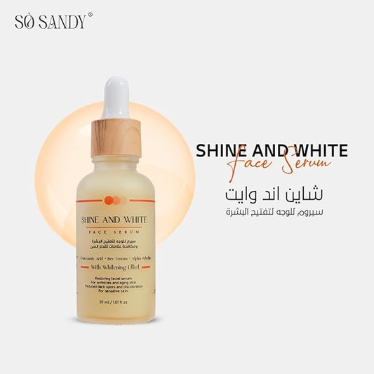 So Sandy Shine & White Face Serum 30 Ml