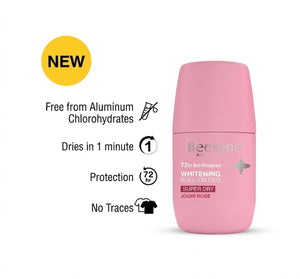 Beesline Whitening Roll-On Super Dry Jouri Rose Deodorant 50ml Promo Pack 1+1