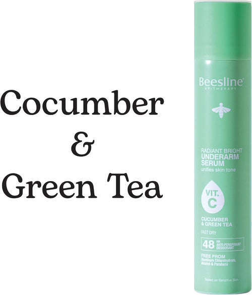Beesline Radiant Bright Underarm Serum-Cucumber & Green Tea 150ml