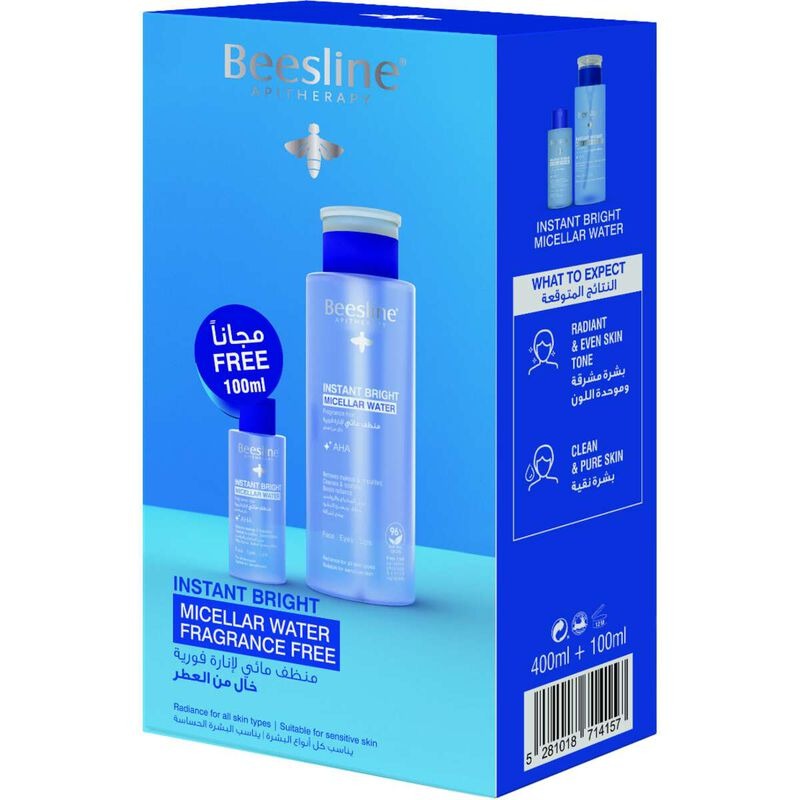 Beesline Instant Bright Micellar Water 400+100ml