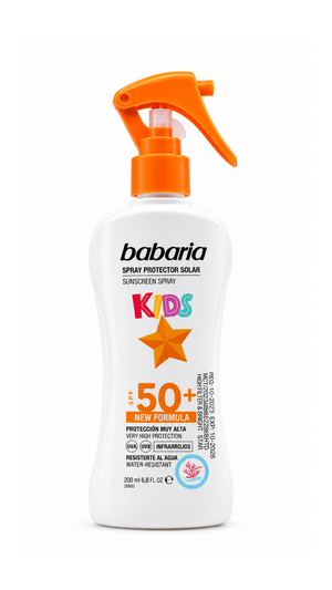 بخاخ الحماية من الشمس للأطفال من باباريا SPF 50 سعة 200 مل