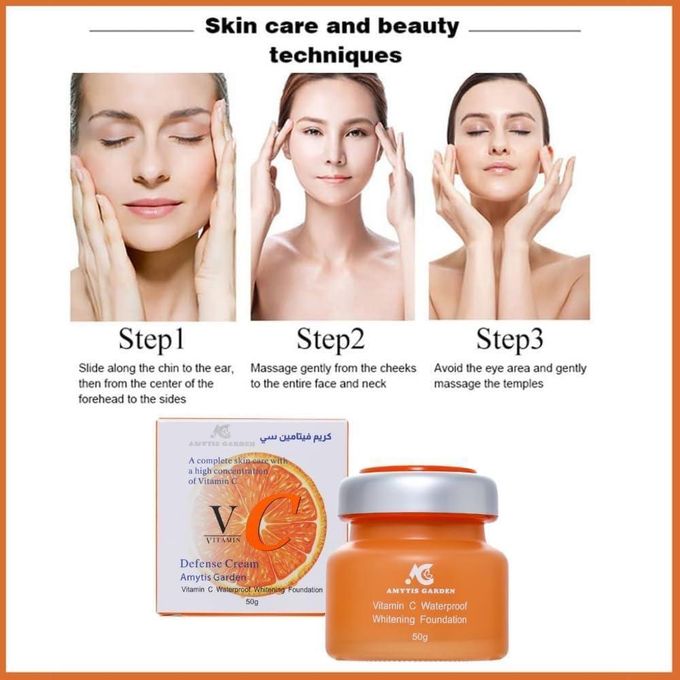 كريم أساس ديسار بيوتي الأبيض المقاوم للماء بفيتامين سي 50 غرام