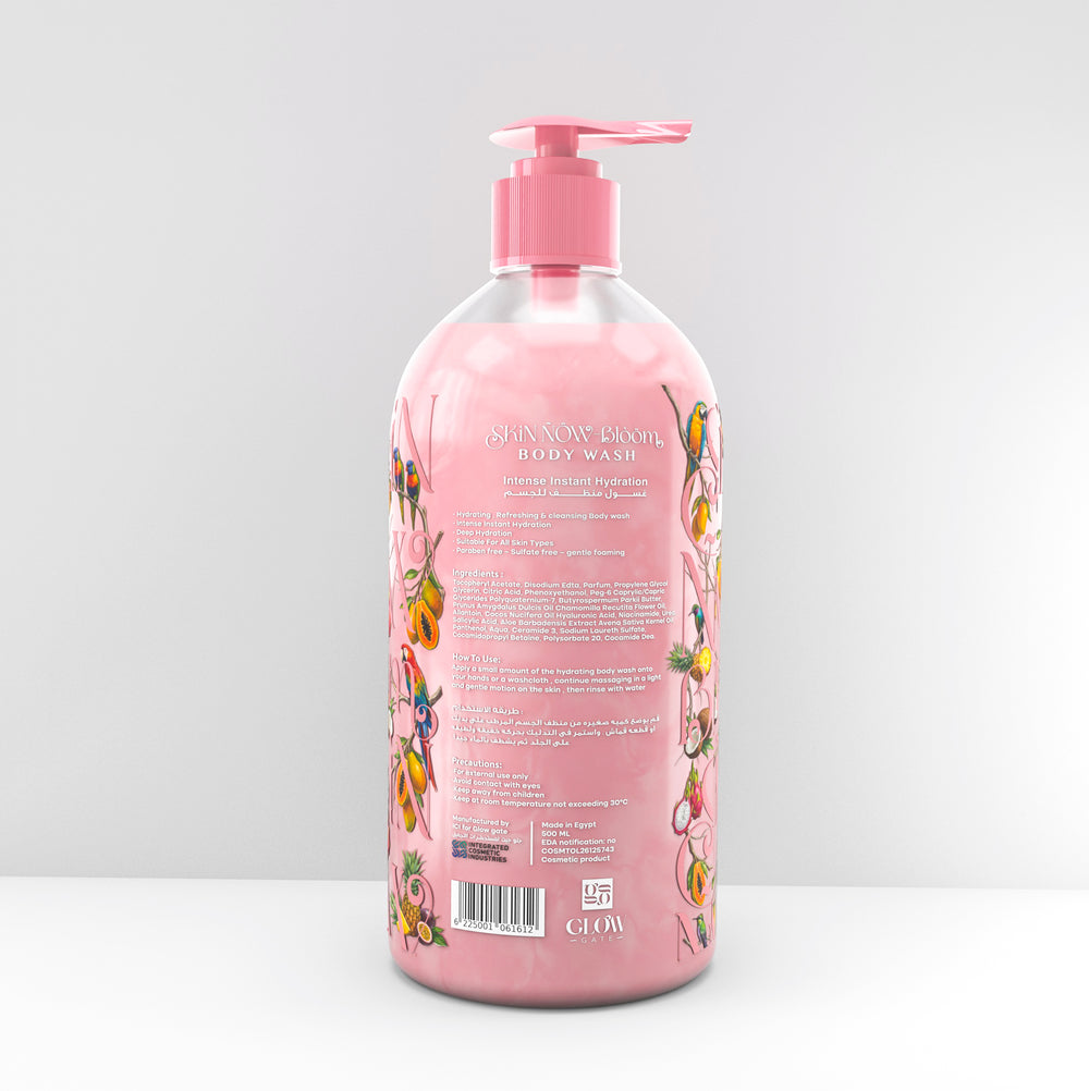Skin Now -Blooom  Body Wash Troppcal Touch Intense Instant Hydration 500ml