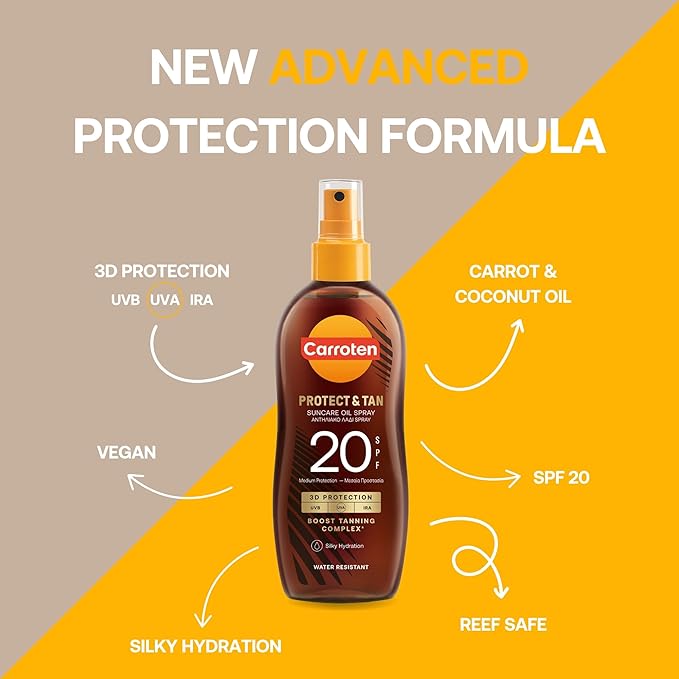 Carroten Intense Tan Oil Spray 200ml