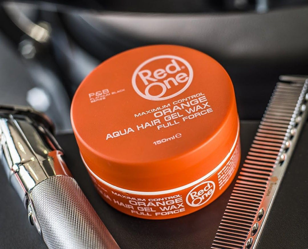 Red One Full Force Aqua Hair Wax Orange Gel 150ml3