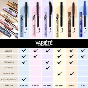 Eveline Variete Lashes Waterproof Show Mascar