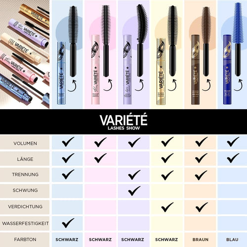 Eveline Variete Lashes Waterproof Show Mascar