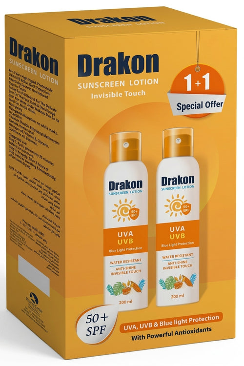 Drakon Promo Pack Sunscreen Lotion SPF 50+ 200ml