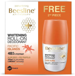 Beesline Whitening Roll-on Deodorant - Pacific Islands 1+1