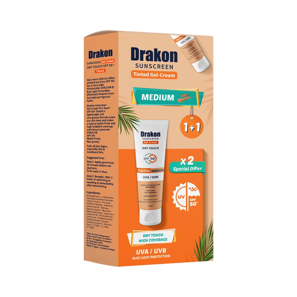 DRAKON TINTED gel-cream SUNSCREEN MEDIUM